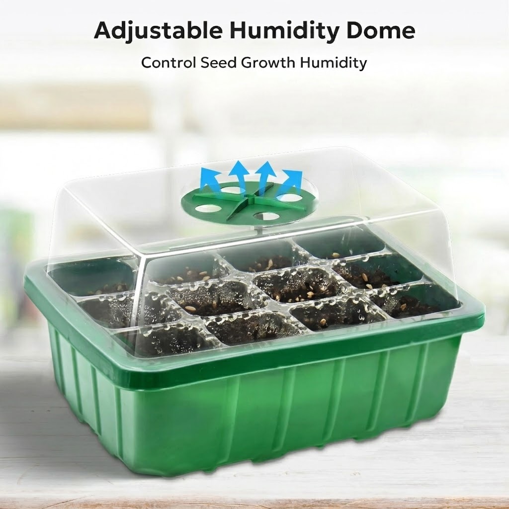 Humidity Dome Kit - مجموعات صواني زراعة الشتلات المرتفعة مع