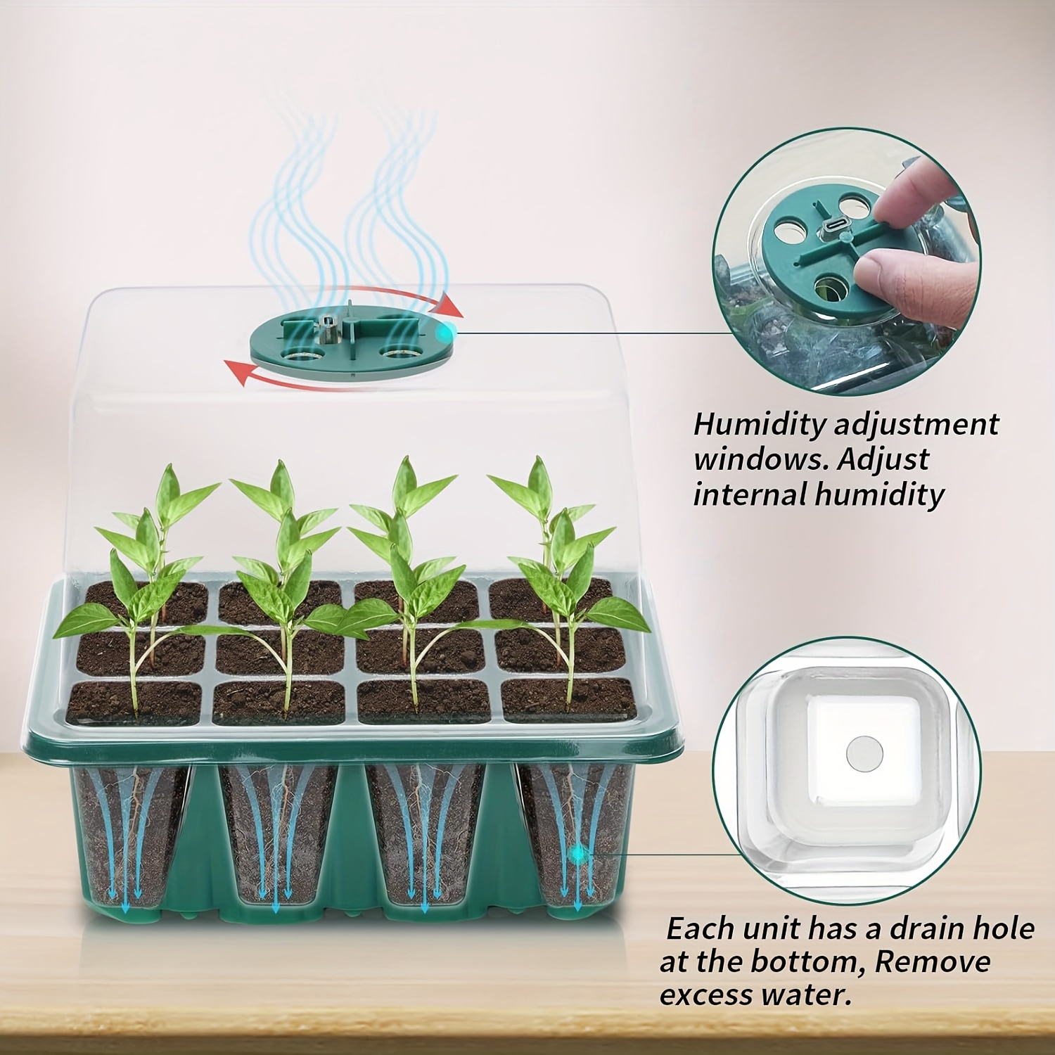 مجموعة بدء زراعة الشتلات - 1/2 - مراجعة Humidity Dome Kit وسعره